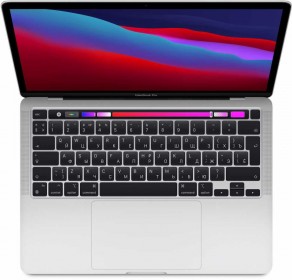 MacBook Pro 13" Retina (M1, 2020) 8 ГБ, 512 ГБ SSD, Touch Bar, серебристый